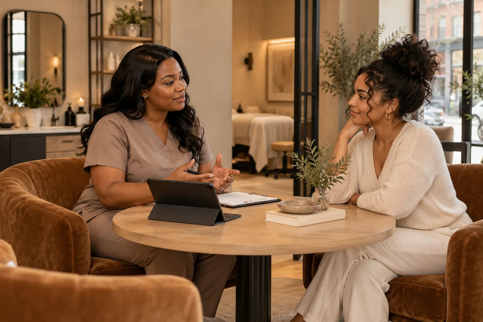 Illustrative personalized wellness consultation